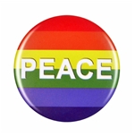 Rainbow Peace Button